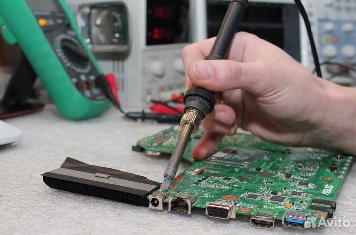 Пайка микросхем, плат, светодиодов, подсветки