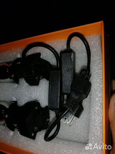 Светодиодные лампы h4 с линзой