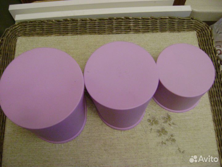 Формы для выпечки кексов силикон набор 3шт Колпино