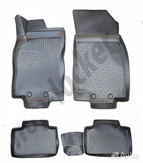 Коврики с бортиками в салон для Nissan X-Trail T32