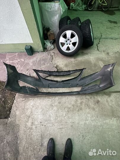 Бампер hyundai solaris