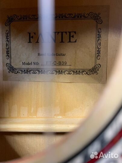 Классическая гитара.Fante 4/4. Новая в наличии