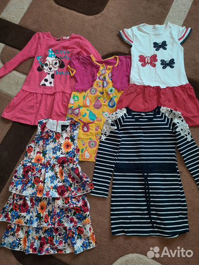 Вещи для девочки пакетом 116-128