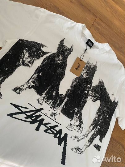 Футболка Stussy Доберманы