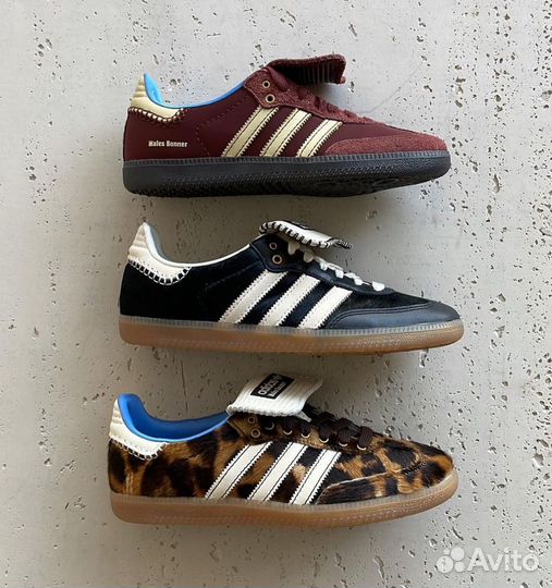 Adidas X wales bonner samba pony LEO brown