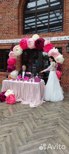 Свадебная арка фотозона декор