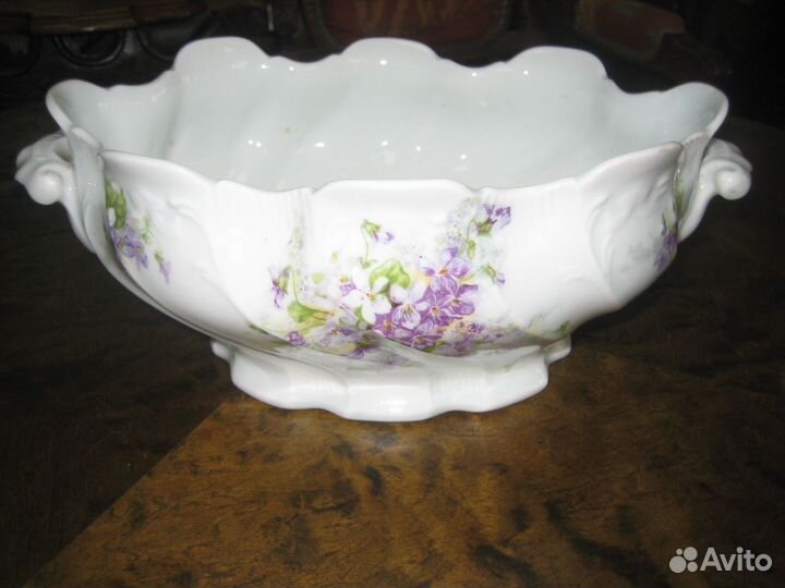 Антикварный столовый сервиз, Кузнецова 1900г