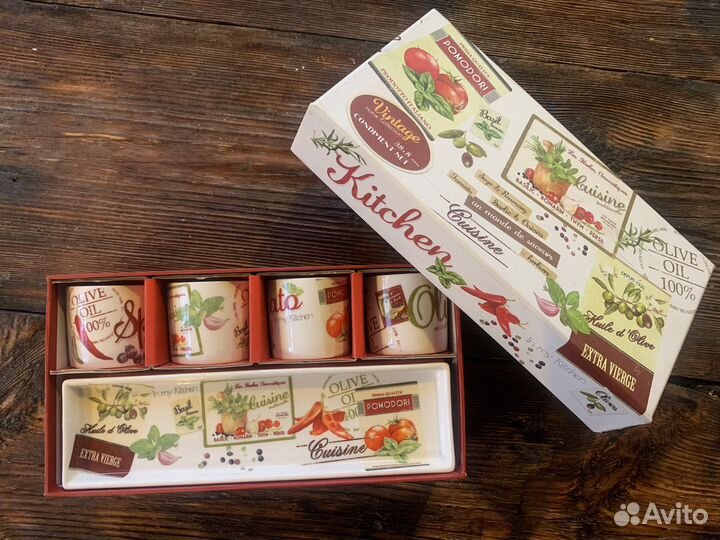 Набор для подачи закусок и соусов