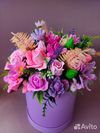 Букеты цветов из мыла