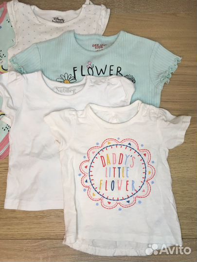 Вещи пакетом на девочку 68-74