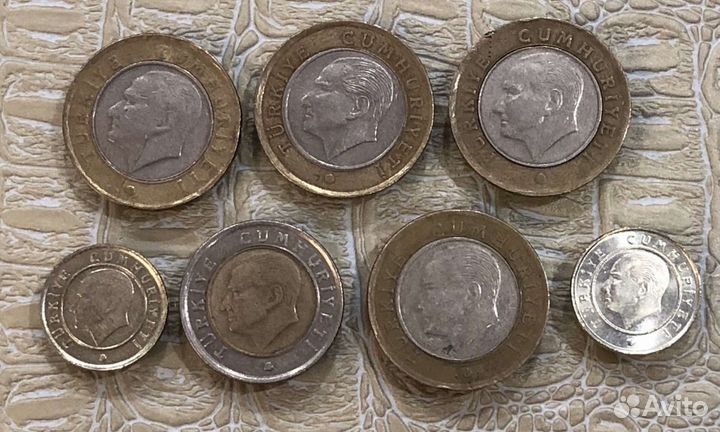 Монеты разные биметалл и др