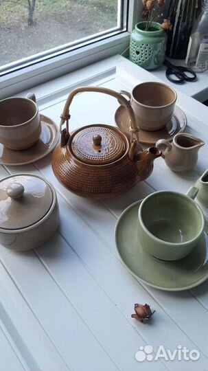 Чайник заварочный новый.керамика