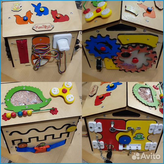 Бизиборд домик