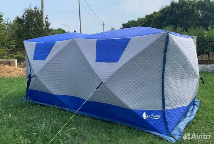 Зимняя утепленная палатка cube сдвоенный 2023 г