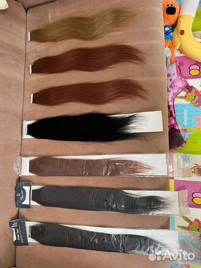Волосы для ленточного наращивания