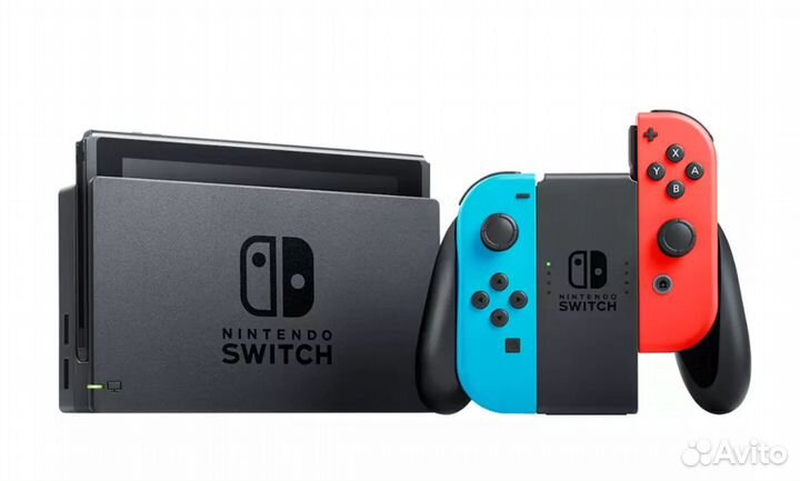 Nintendo Switch Neon Red Красный Новый