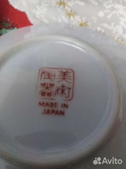 Чашка с блюдцем для кофе Япония