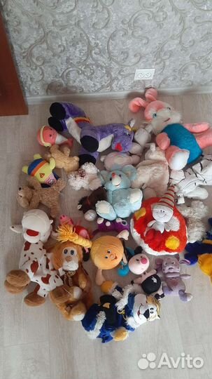 Игрушки мешками мягкие