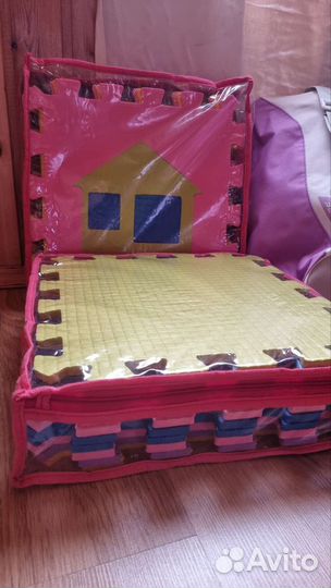 Пазлы мягкие на пол