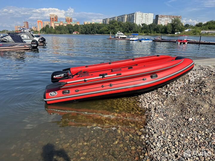 Прогулка по Енисею на лодке пвх