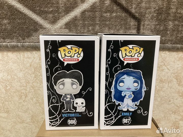 Funko pop corpse bride Victor Emily