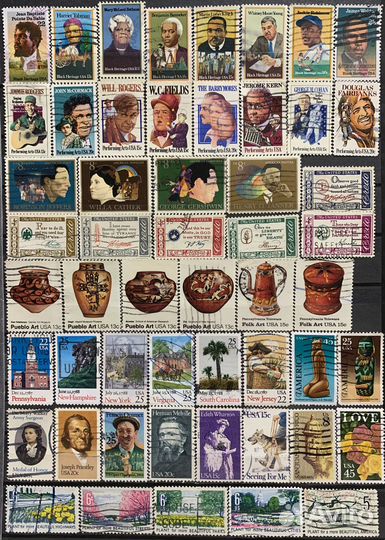 Почтовые марки США (USA) ч.1