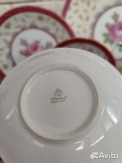 Сервиз чайный Роза Volkstedt гдр можно поштучно