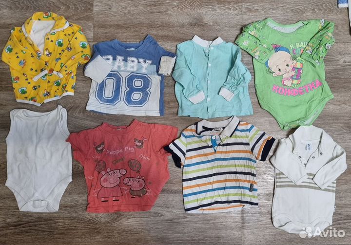 Вещи пакетом одежда для мальчика 0-1год