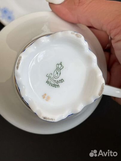 Чайное трио,антикварное,Германия