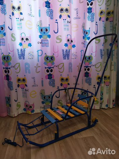 Детские санки с колесами