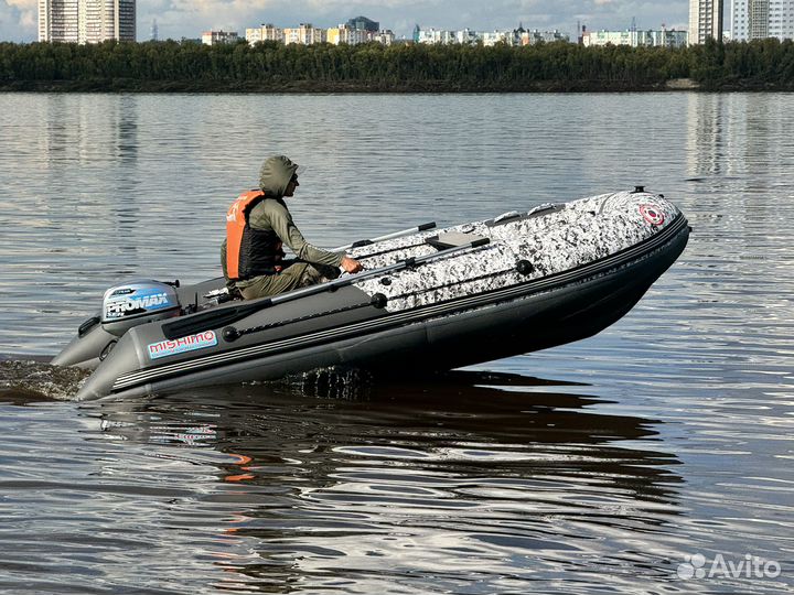 Лодка mishimo BIG floor 360 камо