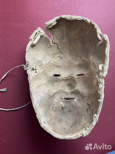 Маска карнавальная Дед папье-маше Ленигрушка СССР