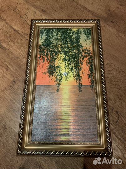 Картина маслом в раме