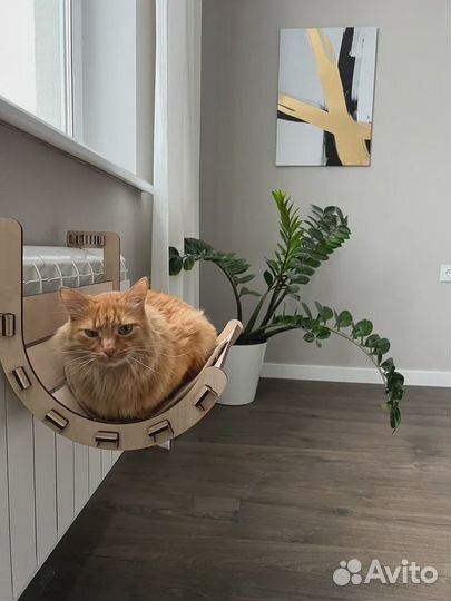 Гамак для кошек на батарею