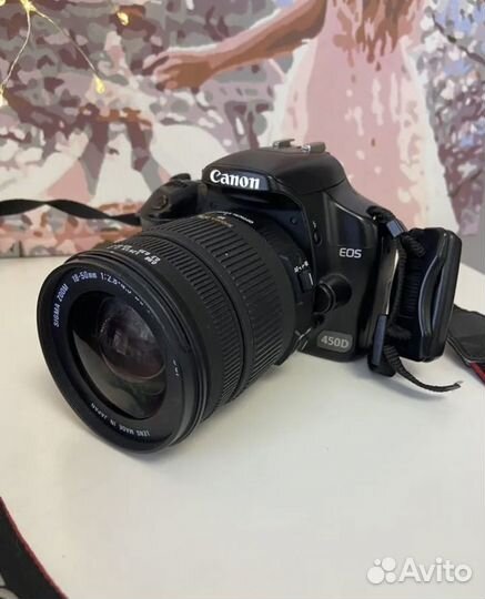 Зеркальный фотоаппарат canon eos 450d