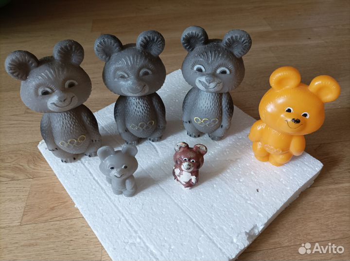 Олимпийский мишка 1980 СССР, разные