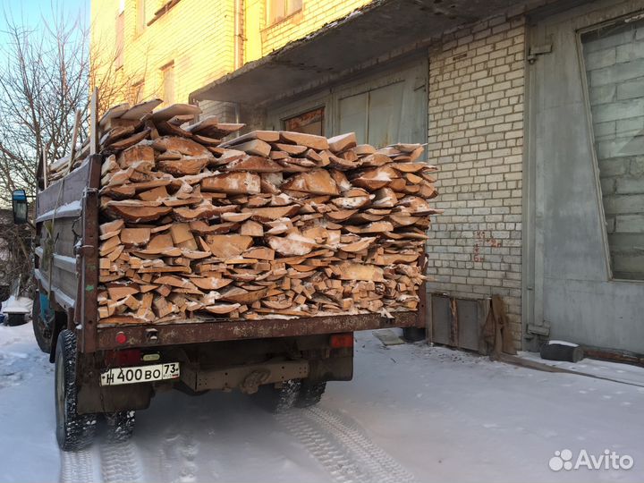 Горбыль, дрова, береза, дуб