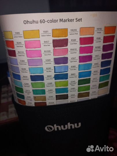 Набор маркеров Ohuhu 60 шт