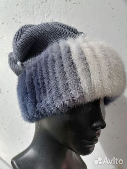 Шапка из меха норки
