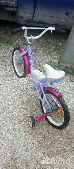 Детский велосипед stels 16.с доп. колесами