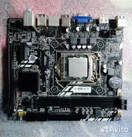 Материнская плата с процессором 1155