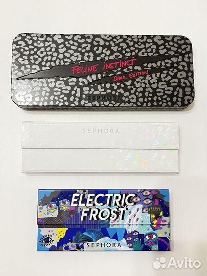 Палетки теней Sephora