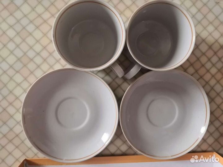 Чайные пары СССР Дулево одним лотом 2 шт