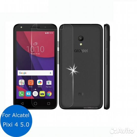 Защитная плёнка на Alcatel Pixi 4 (5010D) глянец