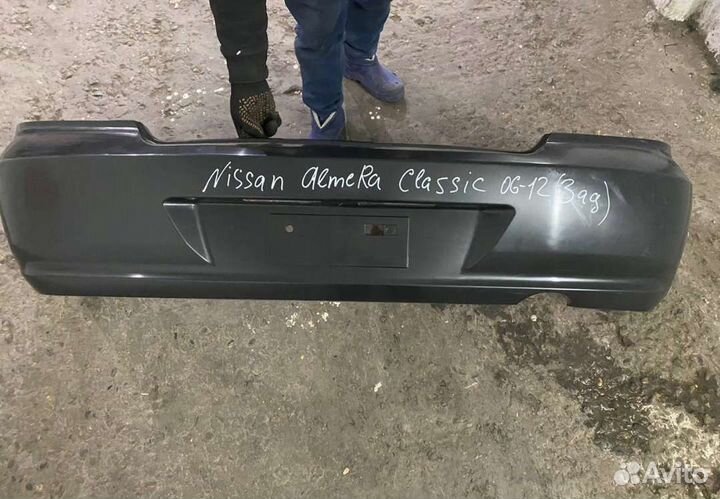 Бампер задний nissan almera classic