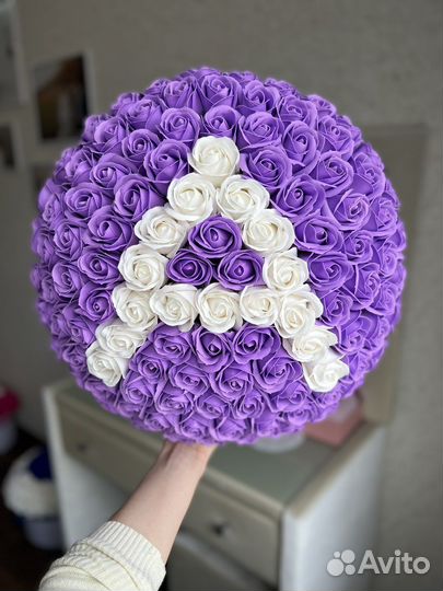 Букет из мыльных роз