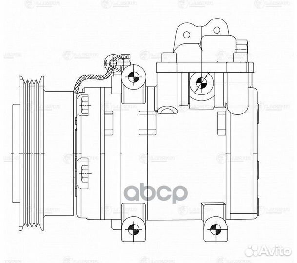 Компрессор кондиционера hyundai/KIA