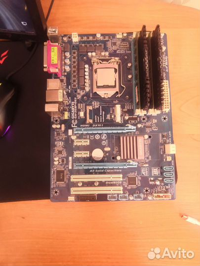 I5 2500k + Gigabyte Z68p-ds 3 + 8 gb ddr3