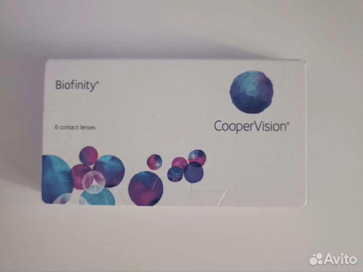 Мягкие контактные линзы Biofinity -6,0 и -6,5