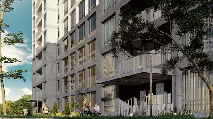 2-к. квартира, 89,9 м², 1/16 эт.